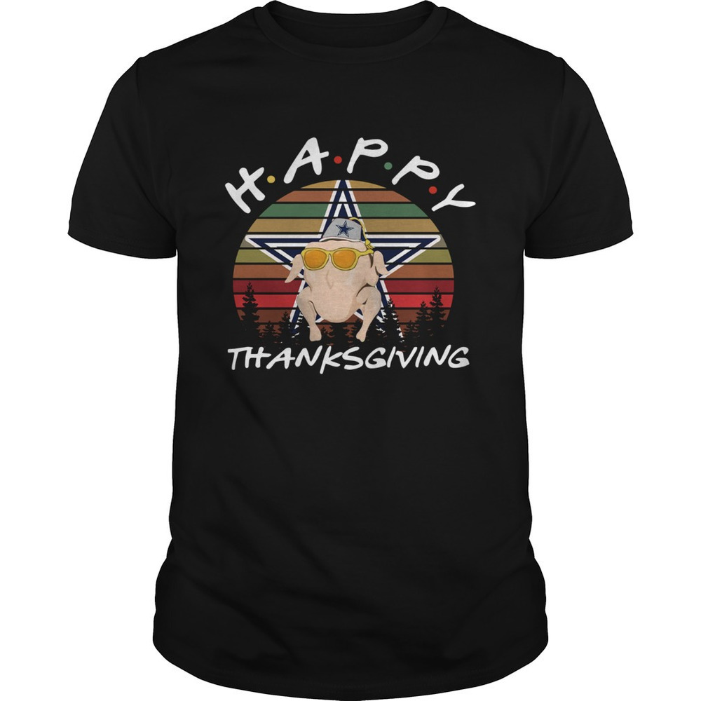Dallas Cowboys Happy Thanksgiving  Shirt